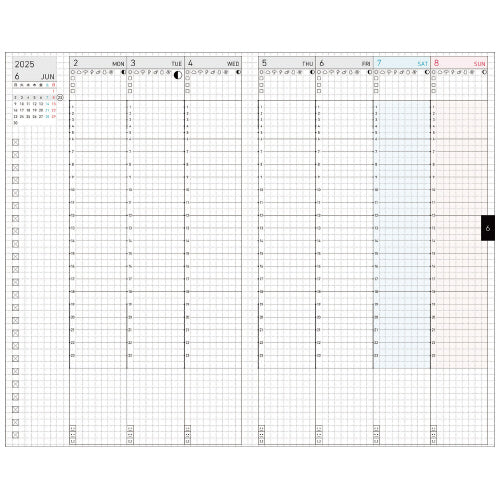 Jibun Techo 2025 Lite mini B6 Slim Beige
