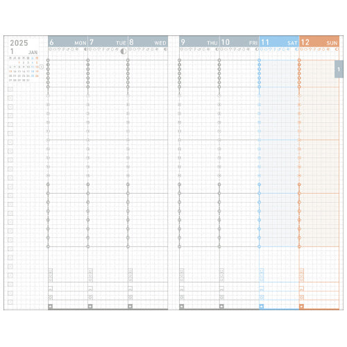 Jibun Techo 2025 Diary A5 Slim Refill