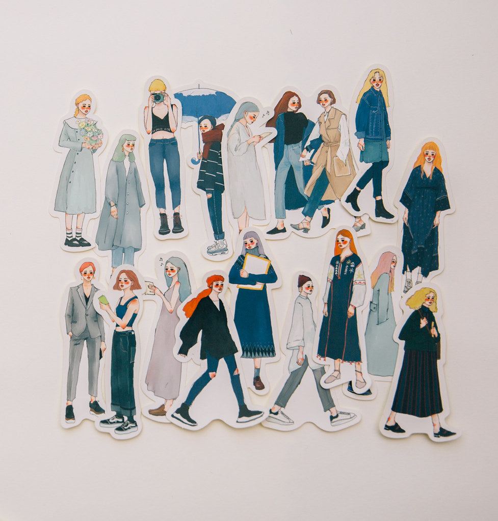 Dearest 30 pcs Sticker Set in a Metal Tin