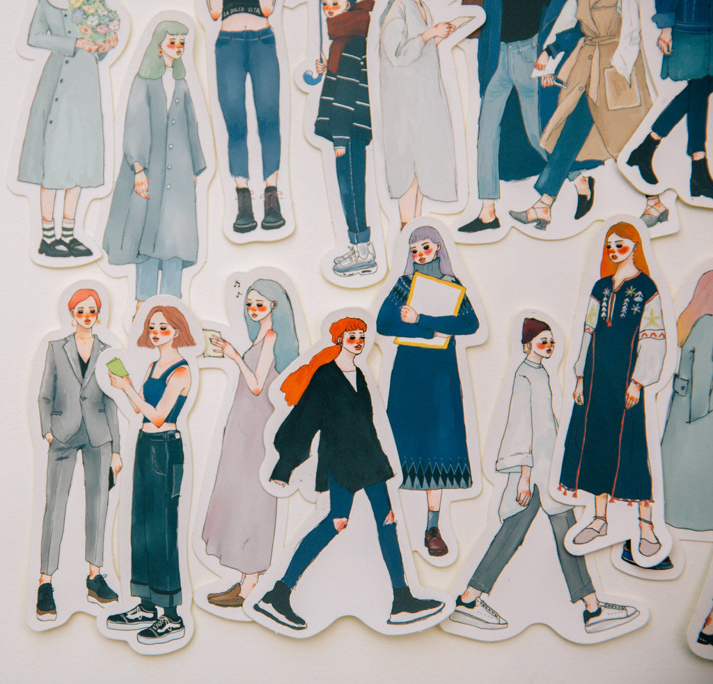 Dearest 30 pcs Sticker Set in a Metal Tin