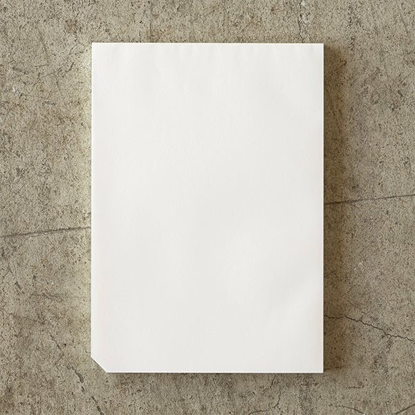 MD Paper Pad A5 Cotton Blank (White)