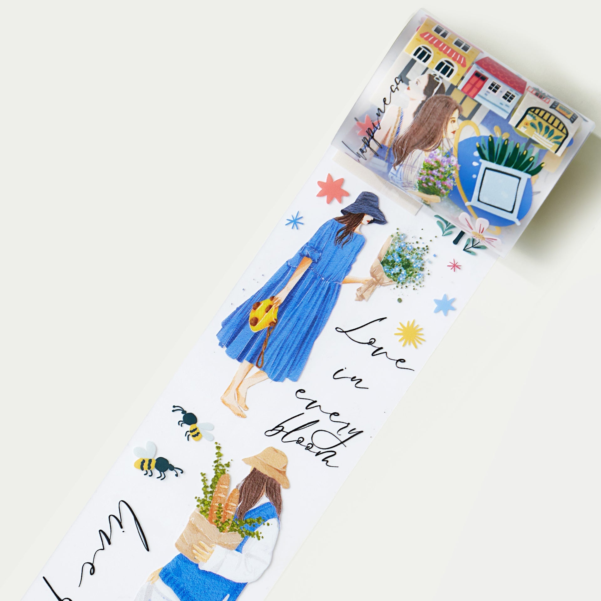 The Washi Tape Shop Morocco's Blue Hues Wide PET -tape 55mm