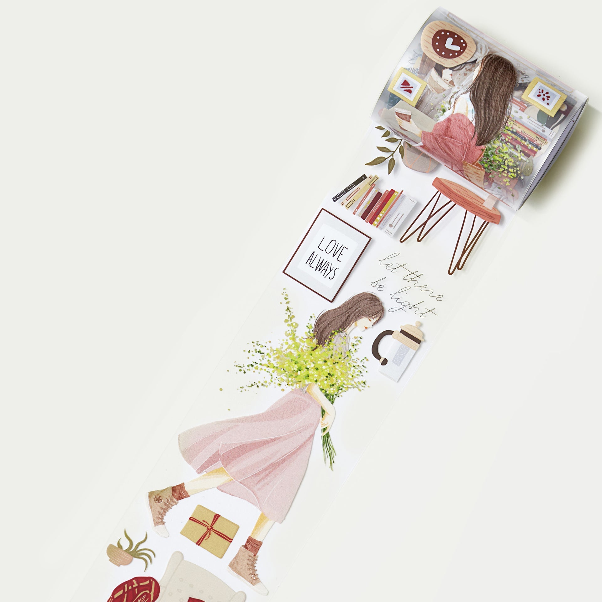 The Washi Tape Shop Lisbon's Poetic Corners Wide PET -tape 55mm
