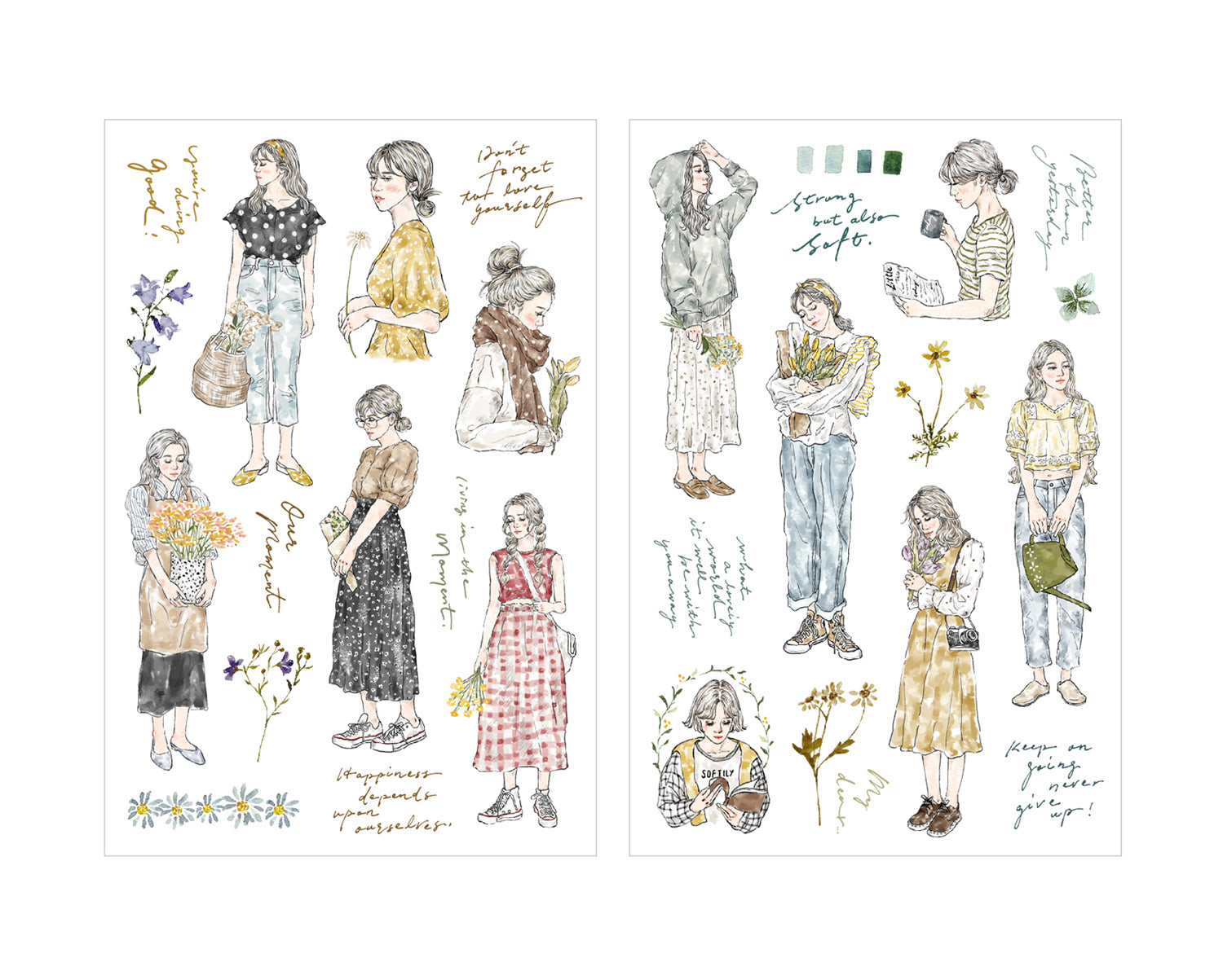 She Transfer Stickers - 2 sheets