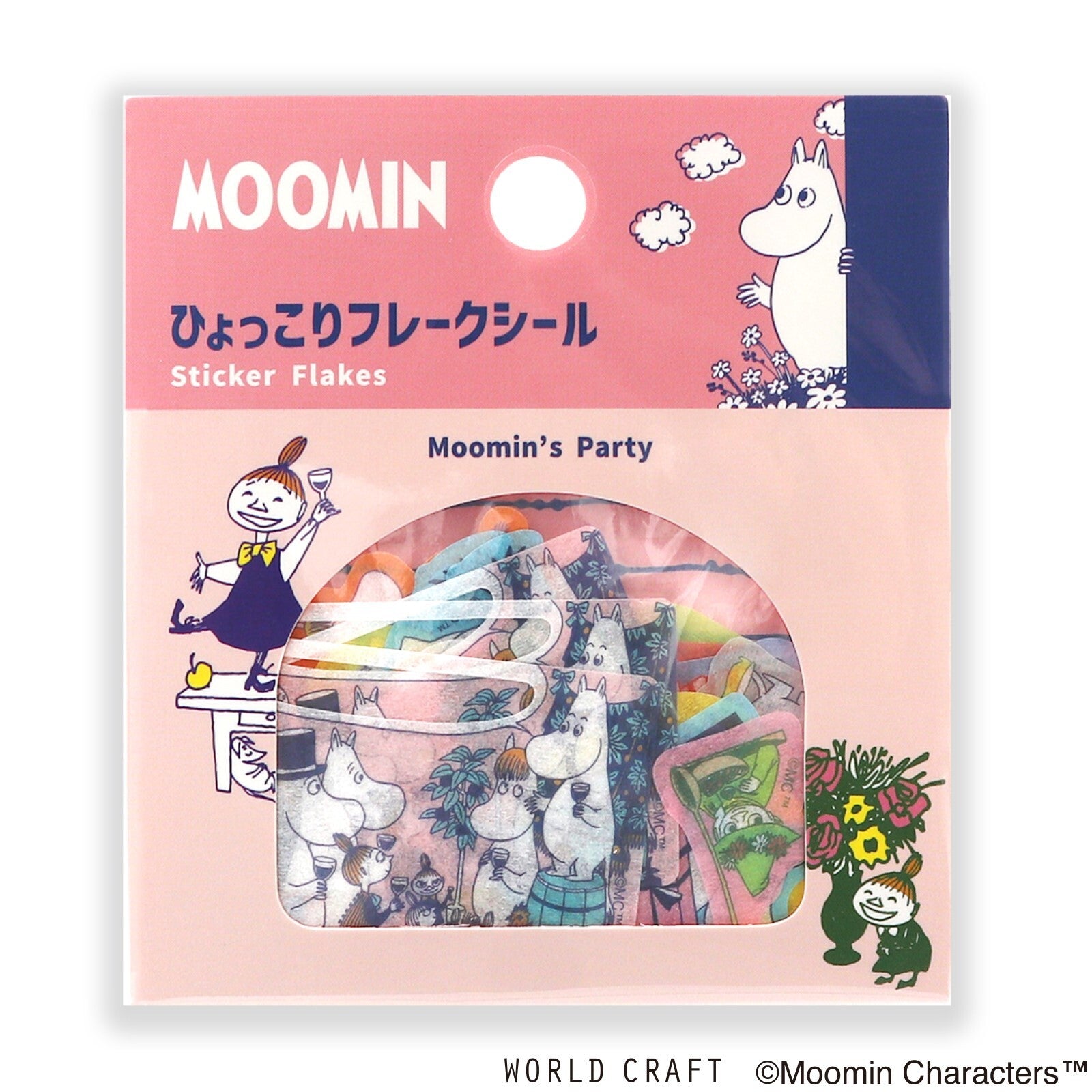 Muumi Washi Deco Sticker Flakes Moomin's Party