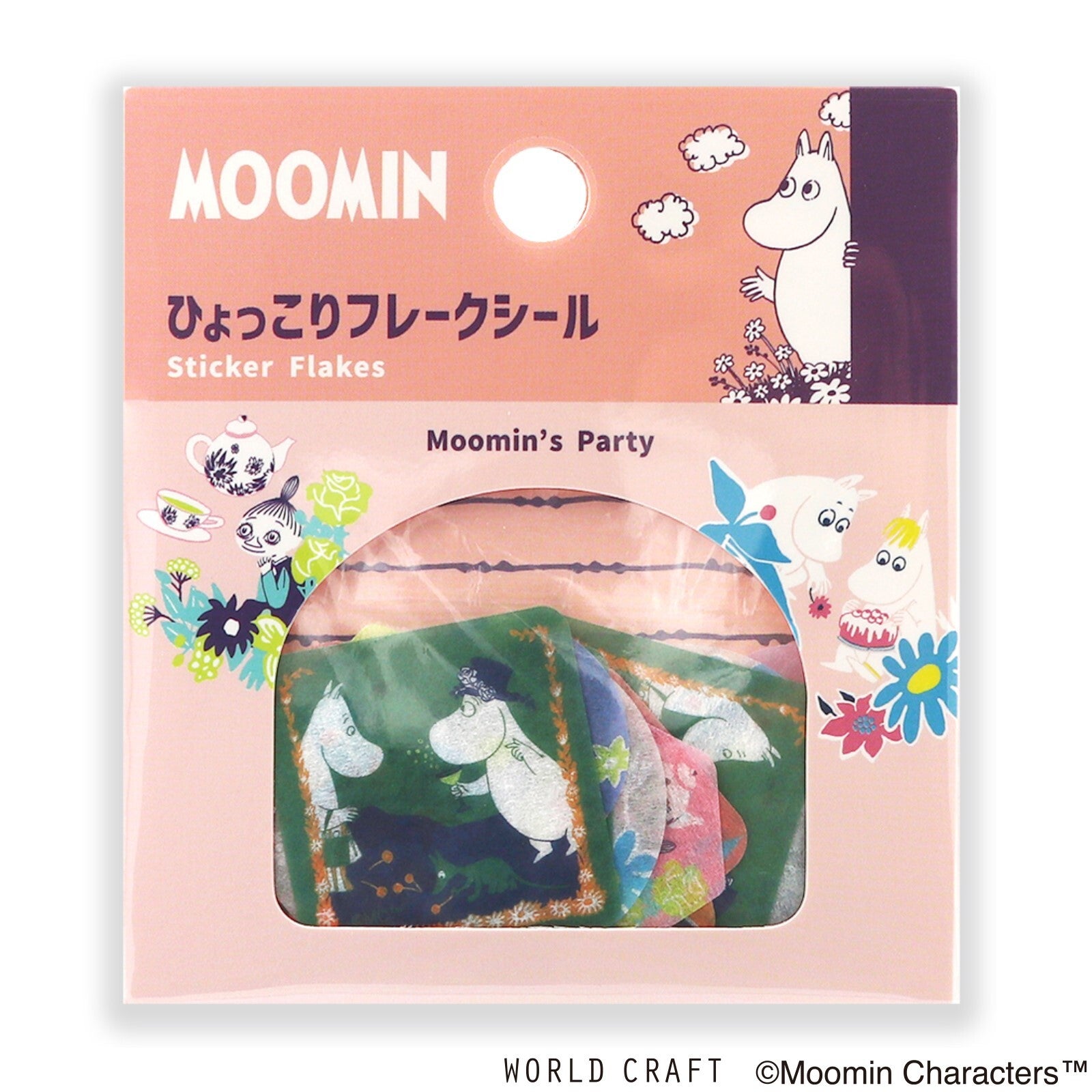 Muumi Washi Deco Sticker Flakes Moomin's Party 2