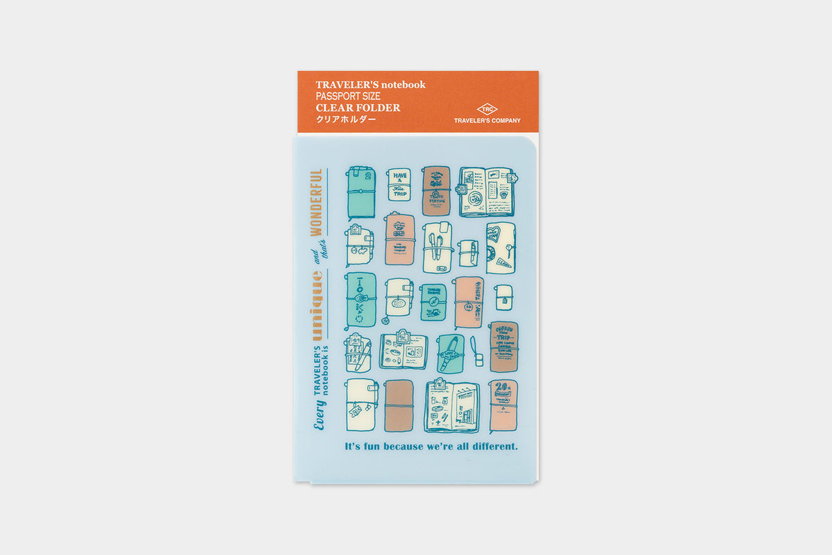 Traveler's Notebook 2027 Clear Folder Passport Size
