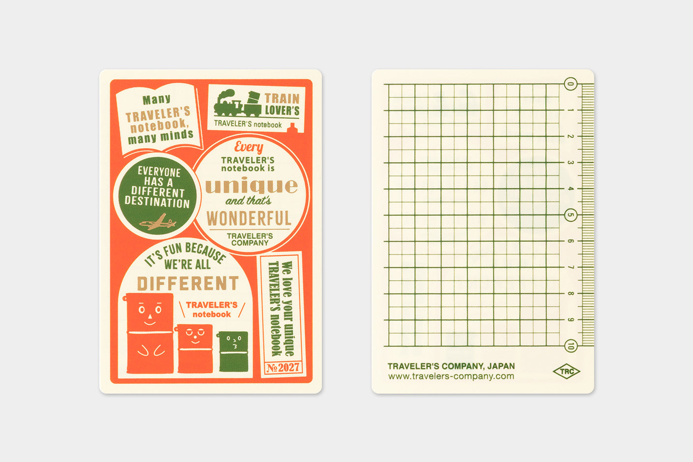 Traveler's Notebook 2027 Underlay Passport Size