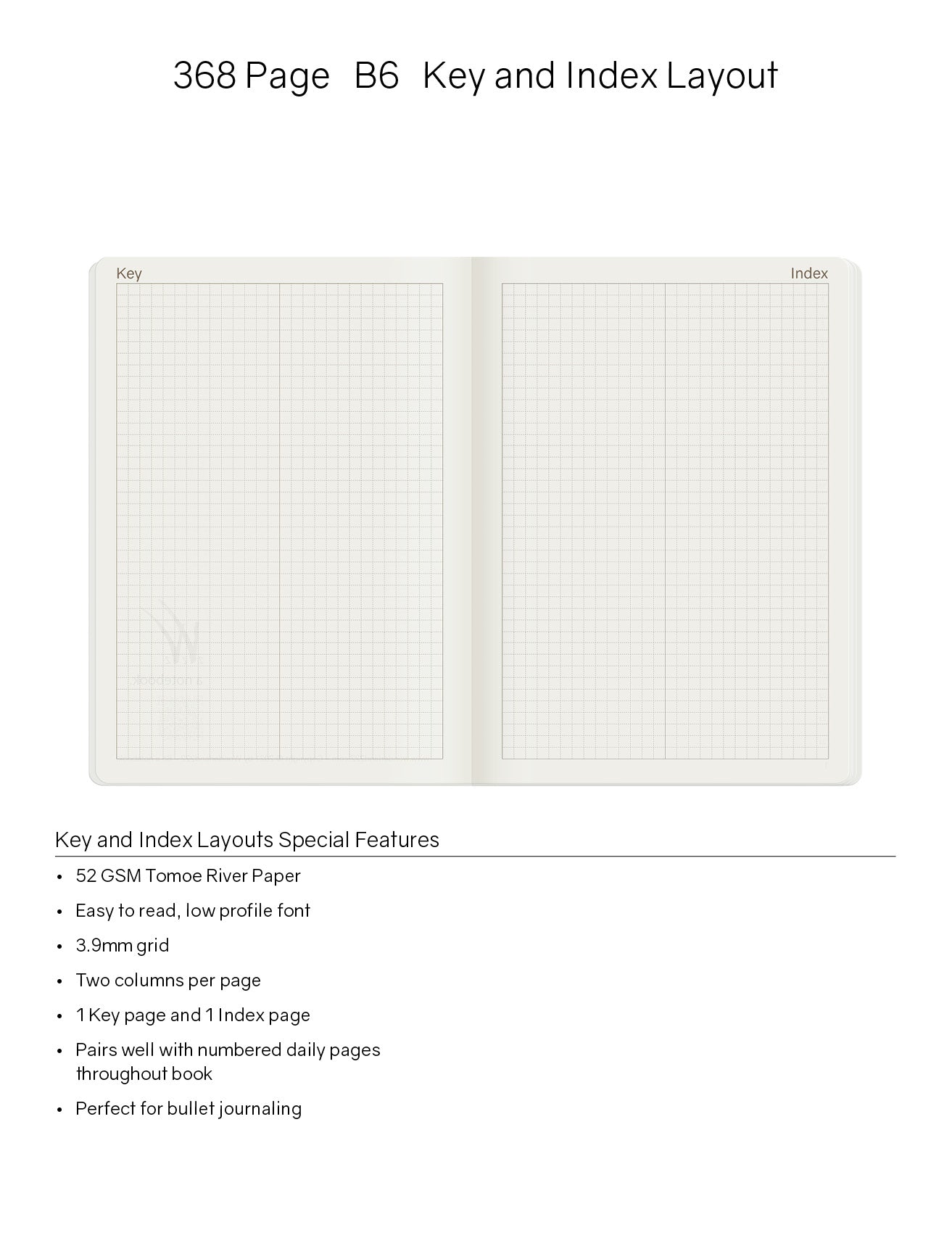 B6 Notebook Pumice (Cream) (368 pages) Tomoe River