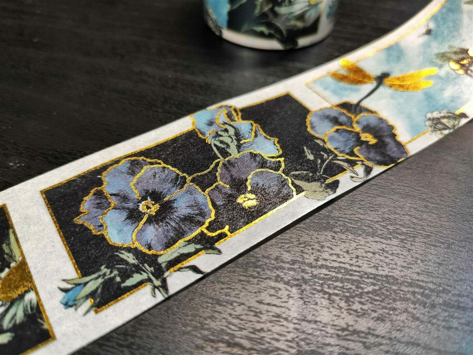 CoraCreaCrafts Flowers and Insects Foil Washitape