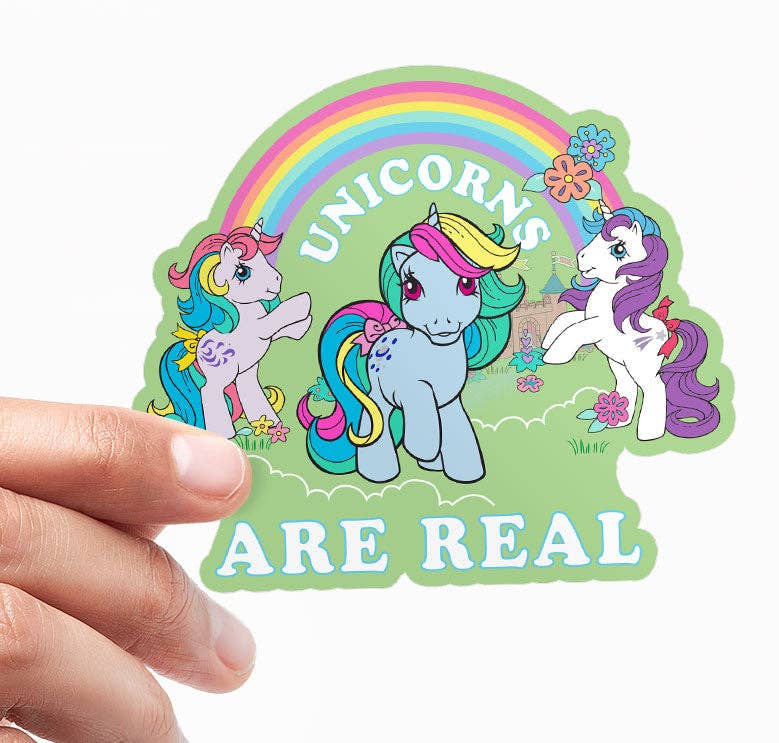 My Little Pony Vinyl Sticker Unicorns Are Real
