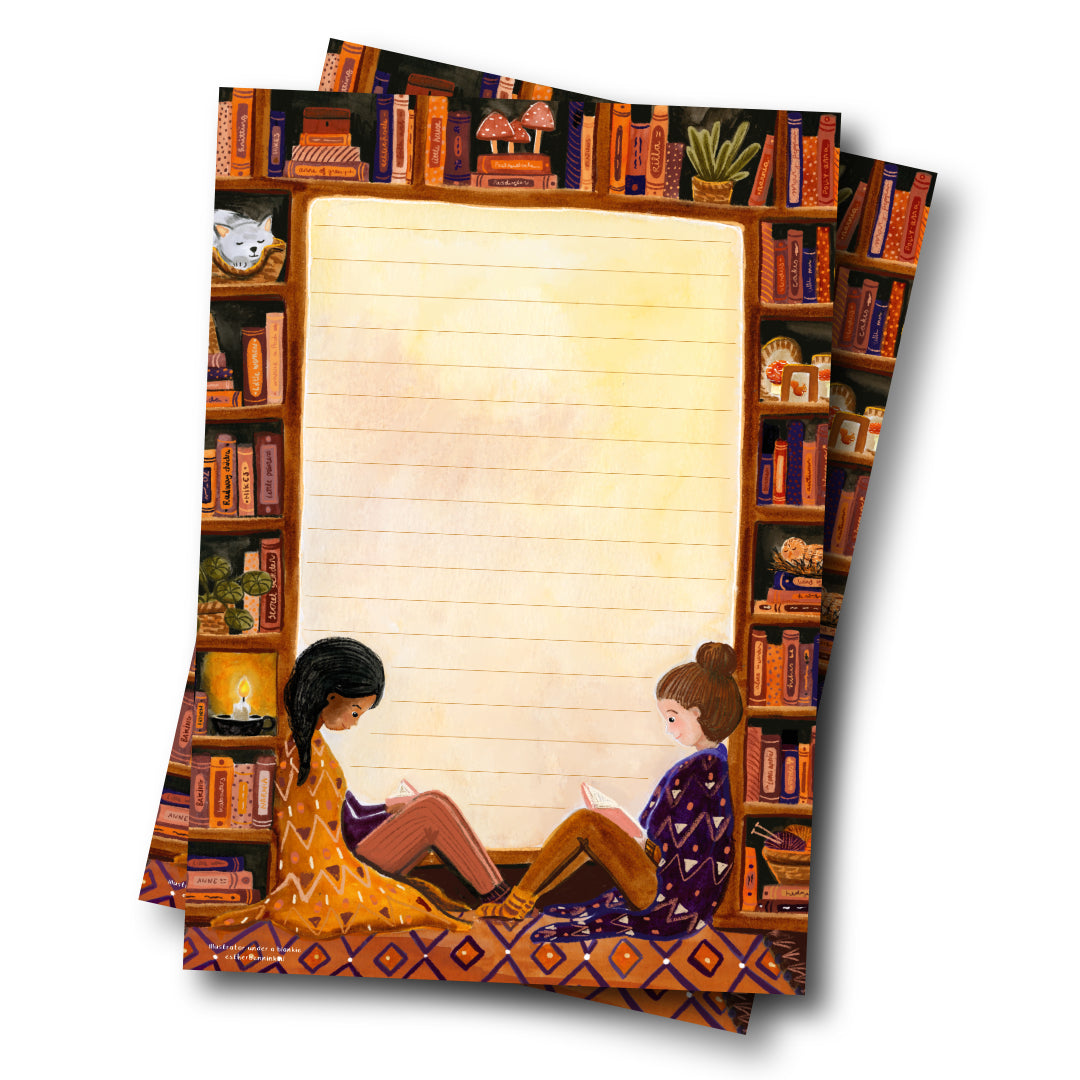 A5 Letter Pad Book Nook