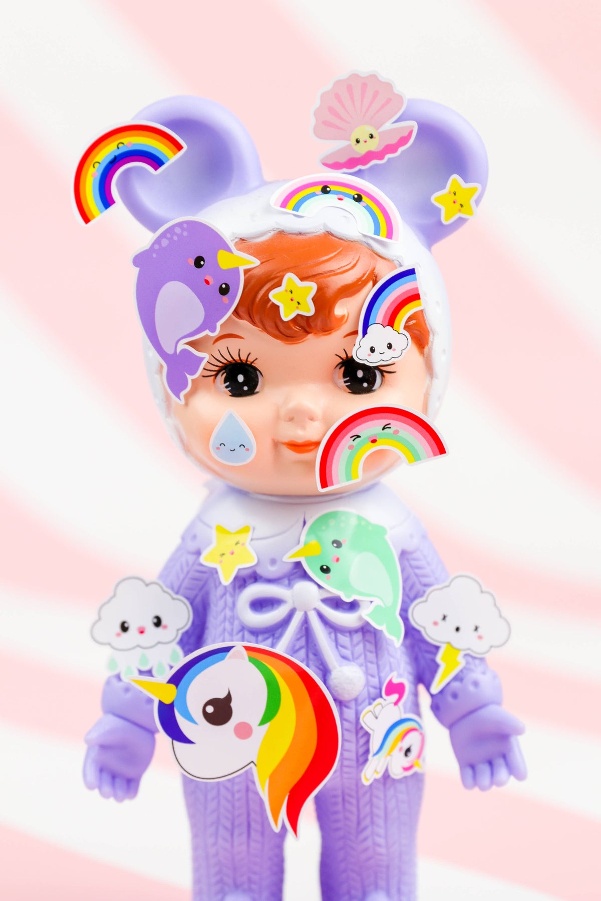 Vinyylitarra-arkki Unicorn Narwhal Rainbow