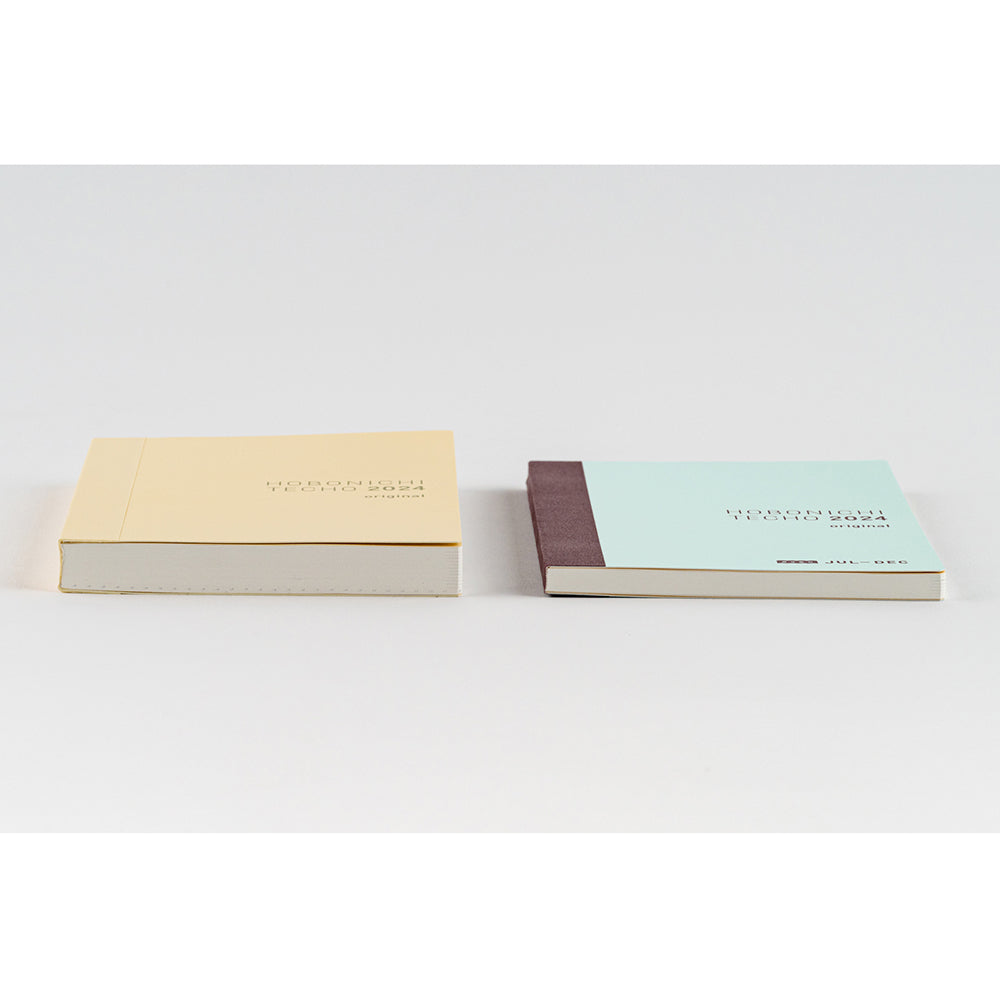 Hobonichi Techo Original Avec Books A6 Size 2024 / 6-Month x2 Book Set