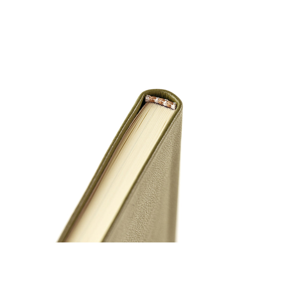 Hobonichi Weeks Leather: Olive Green 2024 ENG