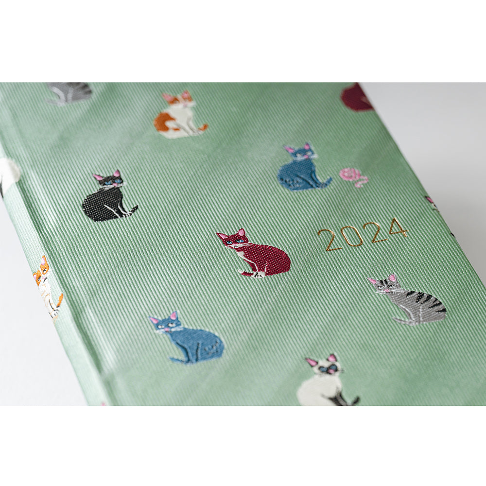 Hobonichi Weeks Bow & Tie: Cats & Me 2024 JPN