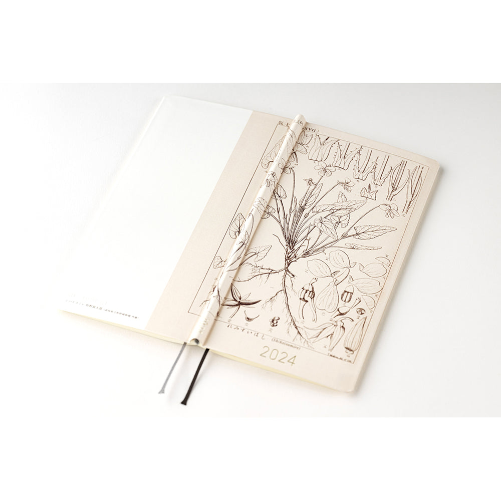 Hobonichi Weeks Tomitaro Makino: Shihai Sumire 2024 ENG