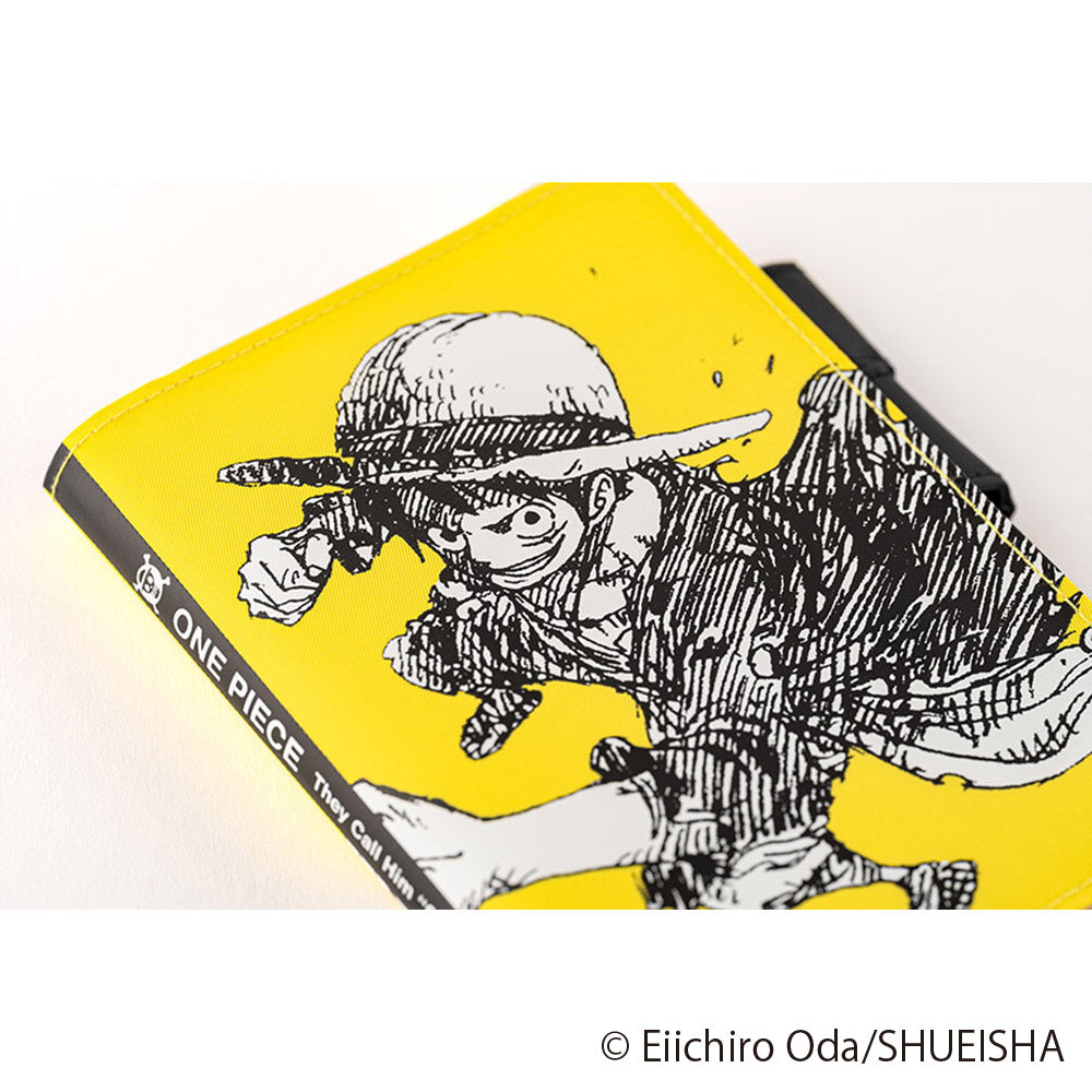 Hobonichi A6 ONE PIECE magazine: Straw Hat Luffy (Yellow) Cover Fits A6 Planner and Original