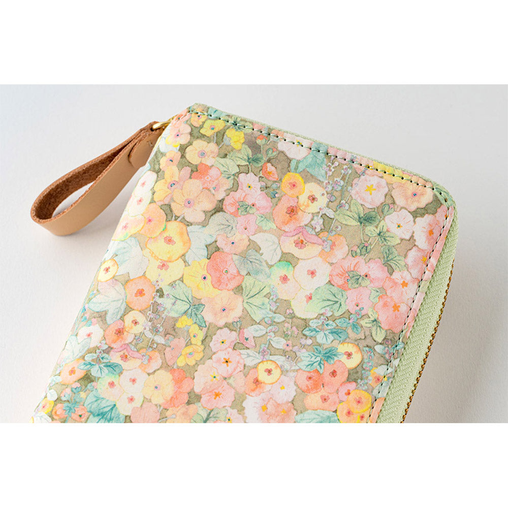 Liberty Fabrics: Hollyhocks (Orange) COVER