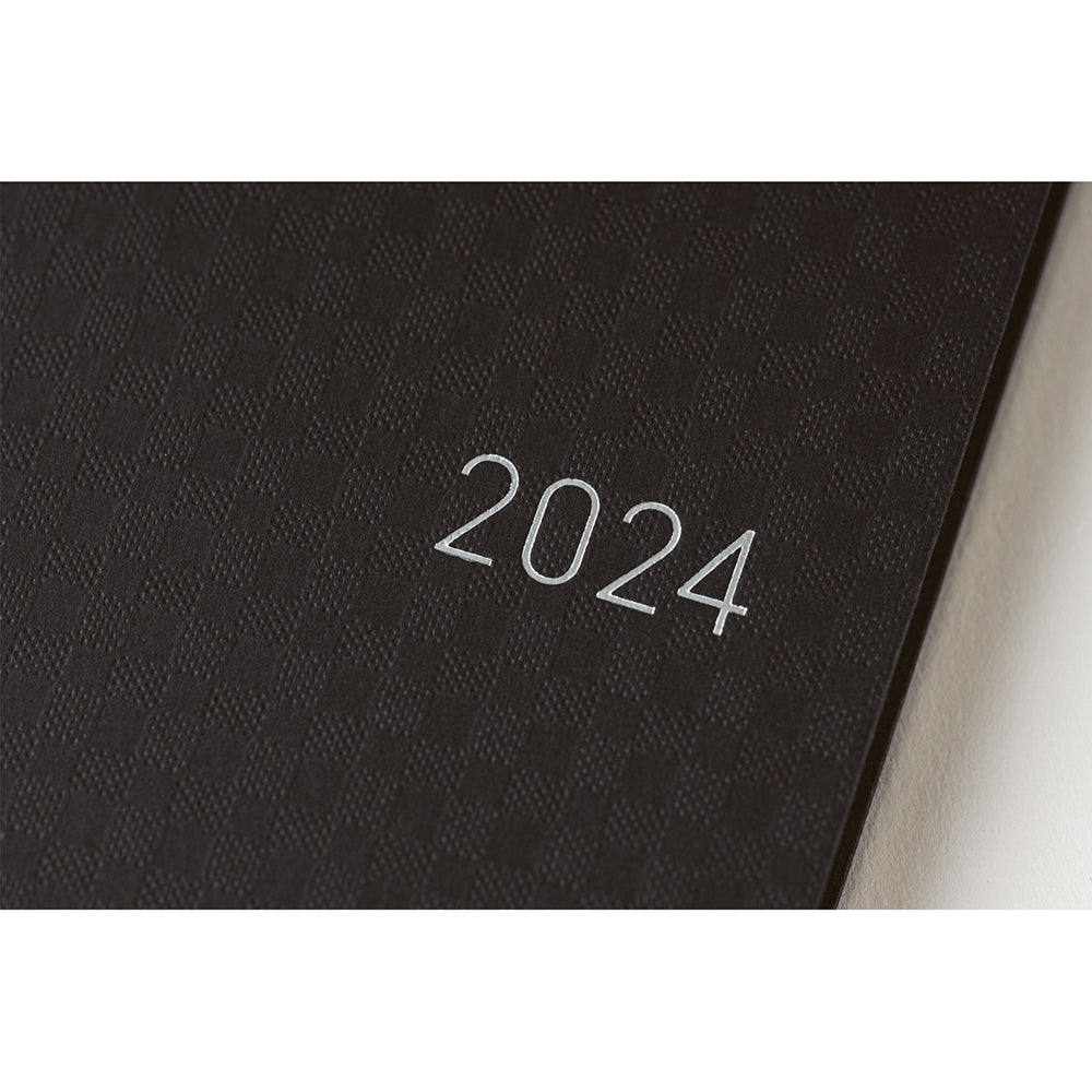 Hobonichi Weeks Paper Series: Black Gingham 2024 ENG