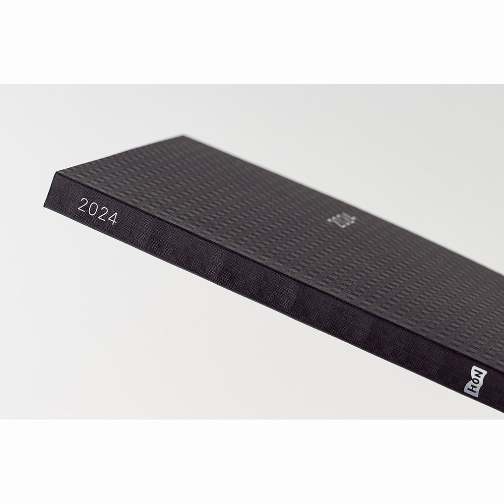 Hobonichi HON A5 2024 ENG Paper Series: Black Gingham