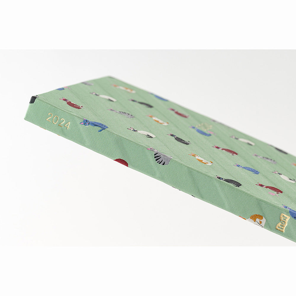 Hobonichi HON A5 2024 ENG Bow & Tie: Cats & Me