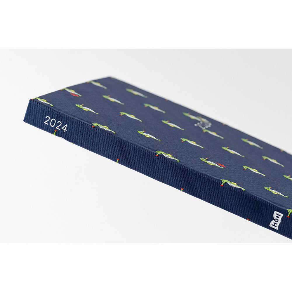 Hobonichi HON A5 2024 ENG Bow & Tie: Tiny Dragons