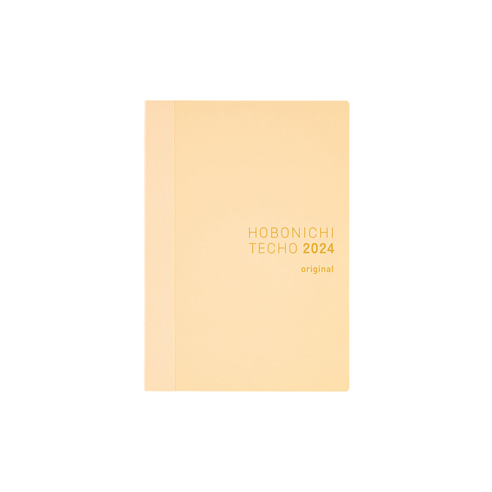 Hobonichi A6 Original Book 2024 in English Beloved Hobonichi A6 original finally available in English! Hobonichi A6 Original has the same basic features as A6 planner; one page for each day from January to December 2024, Monday start, daily quotes, lay-flat binding, amazing Tomoe River paper etc.