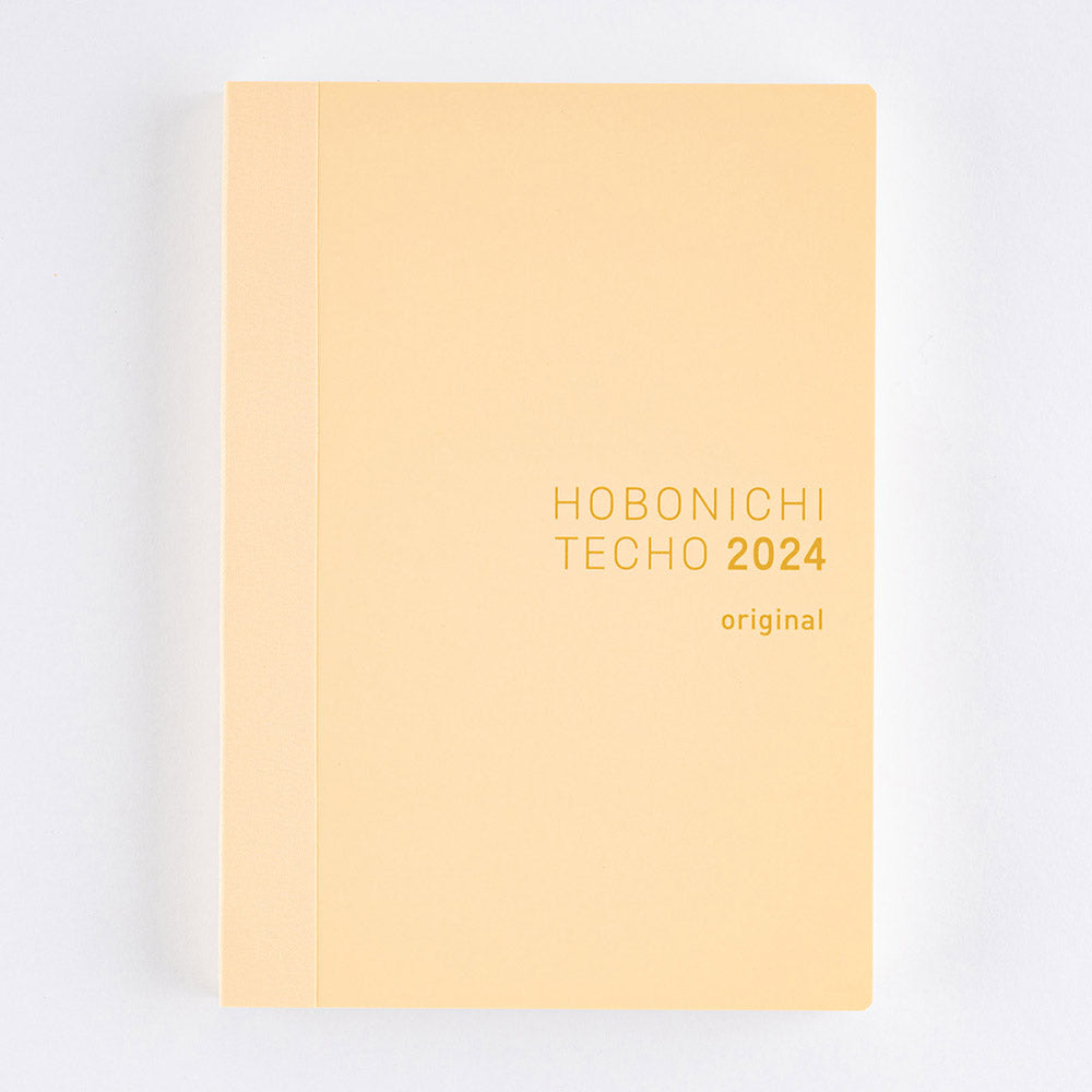 Hobonichi A6 Original Book 2024 in English Beloved Hobonichi A6 original finally available in English! Hobonichi A6 Original has the same basic features as A6 planner; one page for each day from January to December 2024, Monday start, daily quotes, lay-flat binding, amazing Tomoe River paper etc.