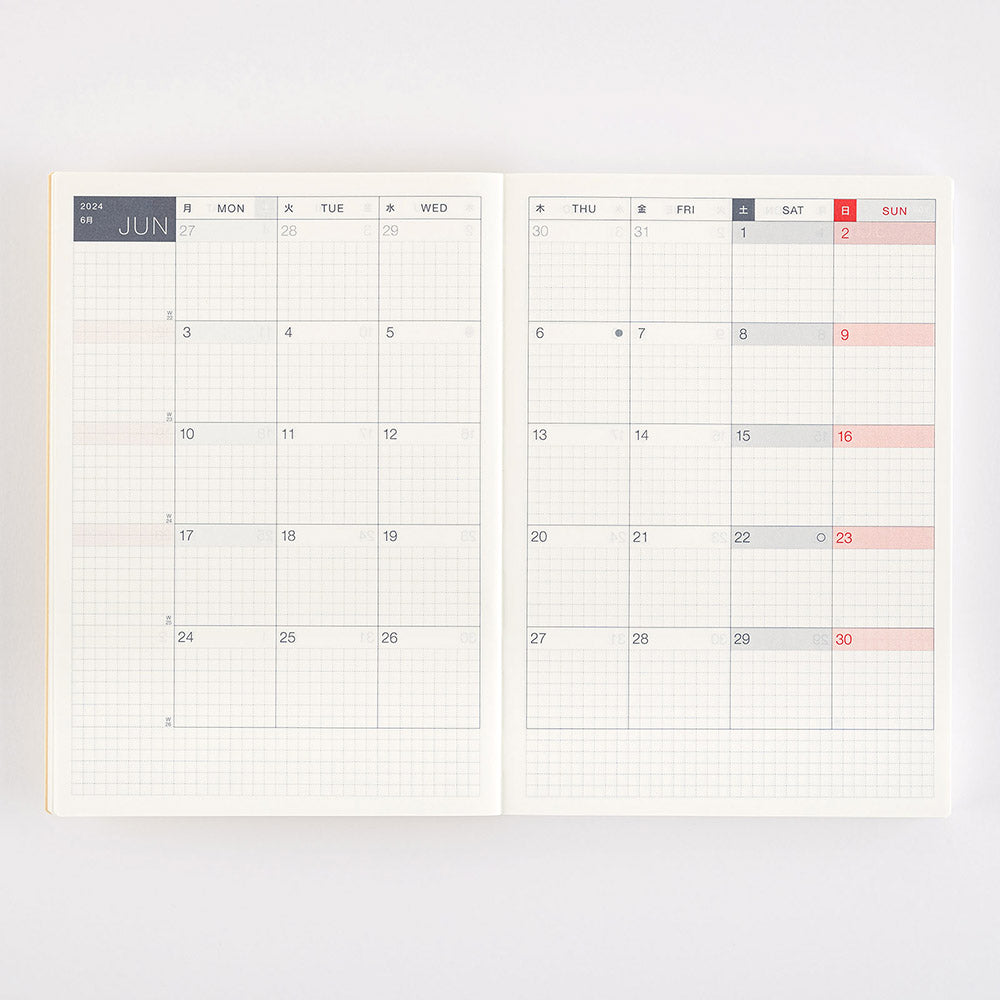 Hobonichi A5 Cousin Book 2024 ENGLISH version