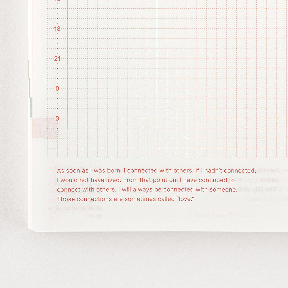 Hobonichi A6 Original Book 2024 in English Beloved Hobonichi A6 original finally available in English! Hobonichi A6 Original has the same basic features as A6 planner; one page for each day from January to December 2024, Monday start, daily quotes, lay-flat binding, amazing Tomoe River paper etc.