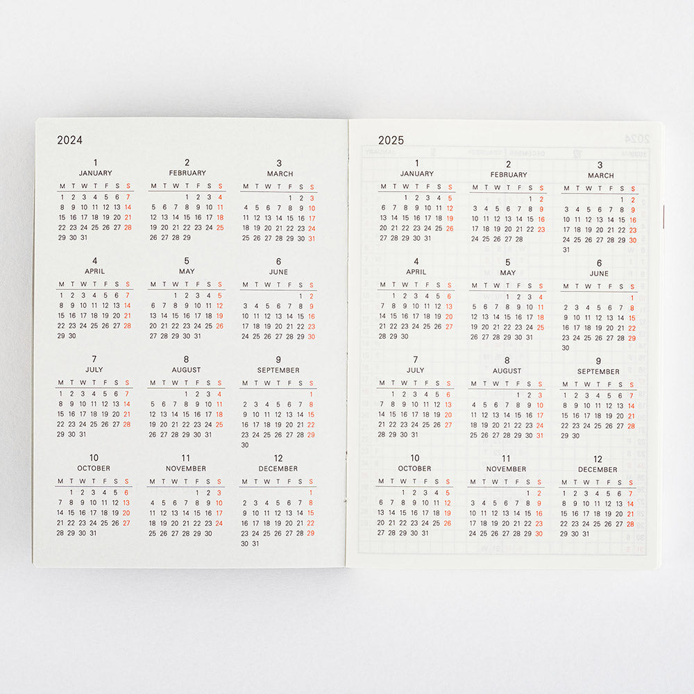 Hobonichi A6 Planner Book in English 2024