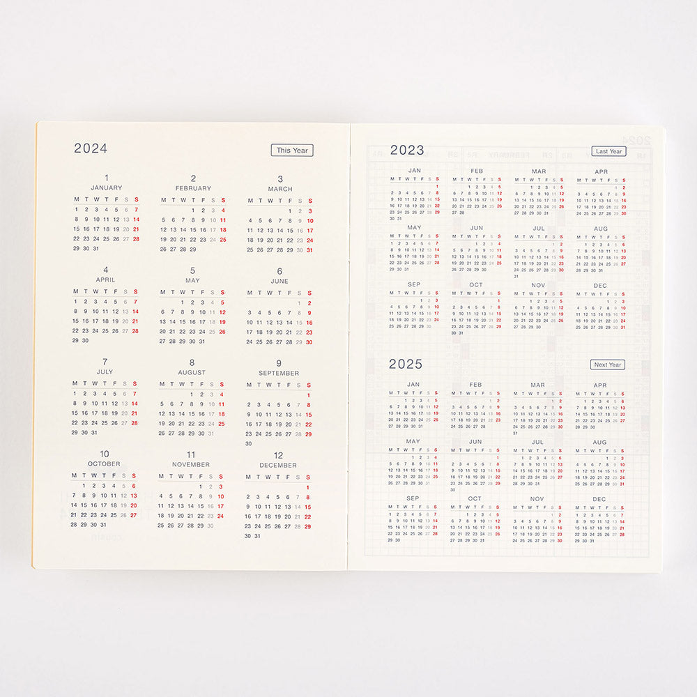 Hobonichi A5 Cousin Book 2024 ENGLISH version