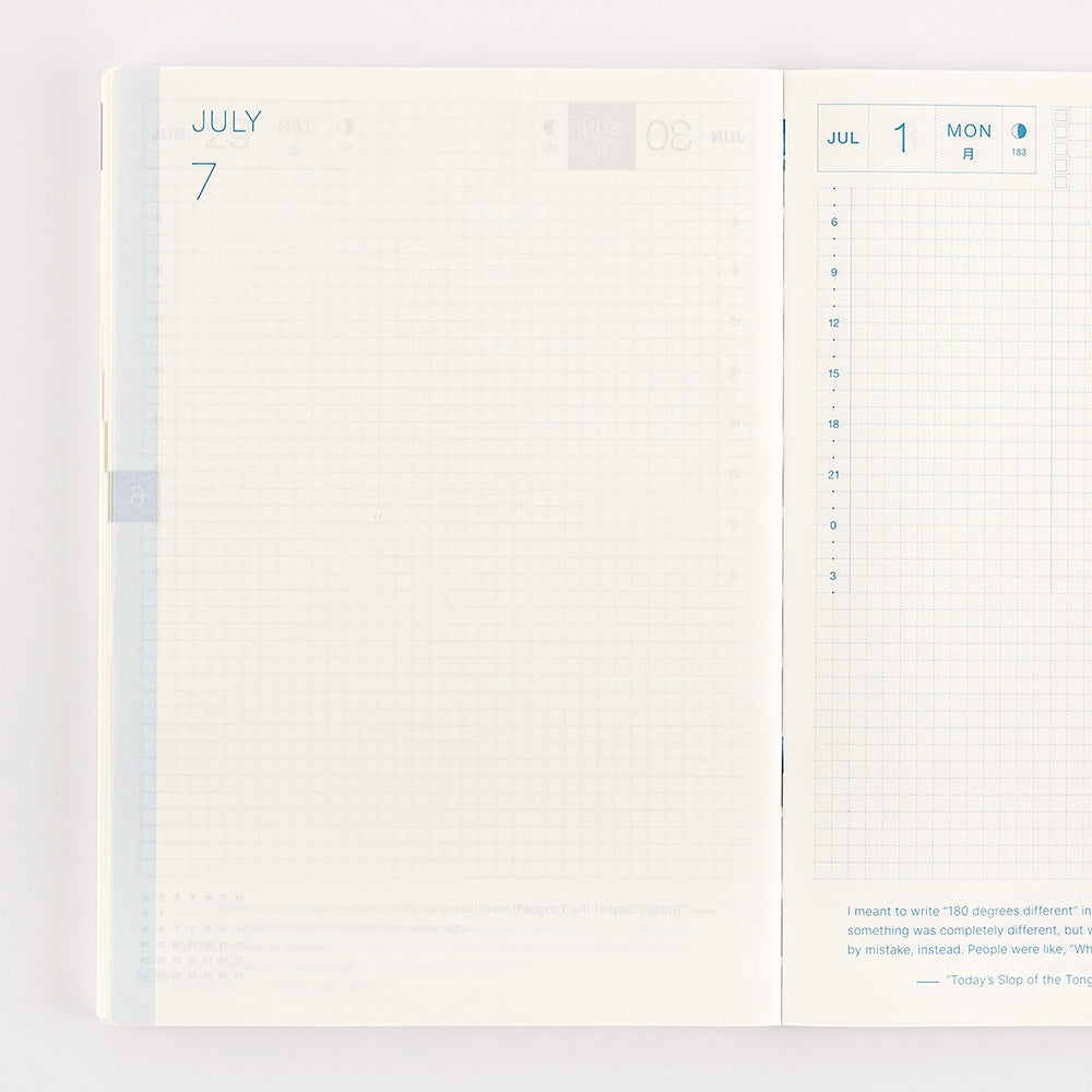 Hobonichi A5 Cousin Book 2024 ENGLISH version