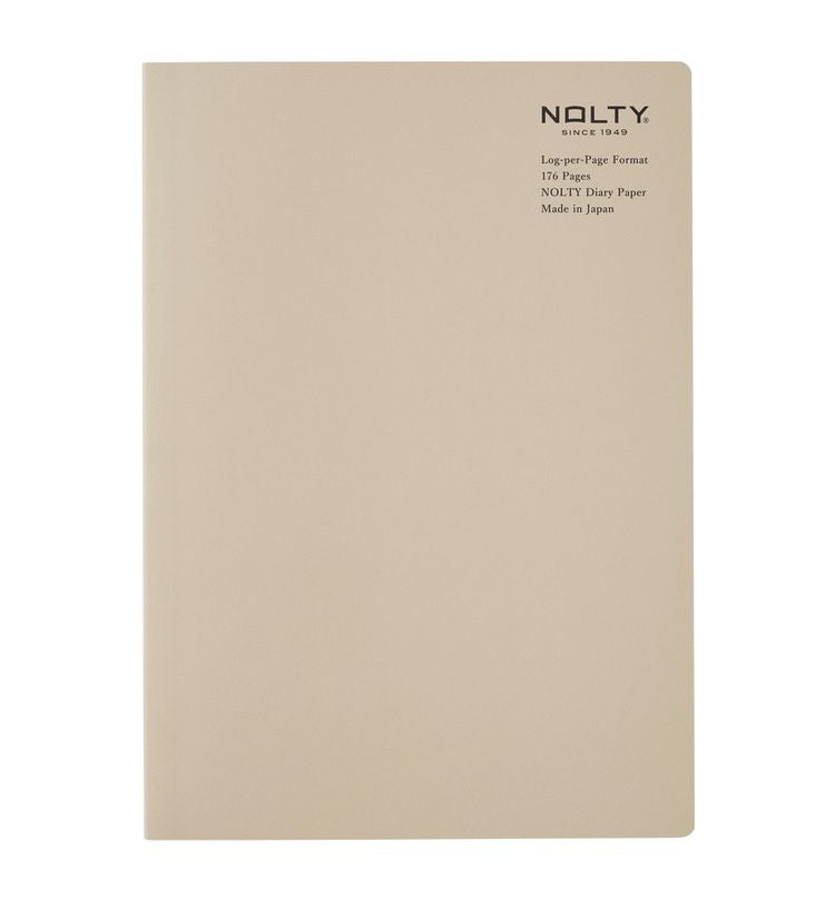 x Limex Log Notebook A5 Soil Beige