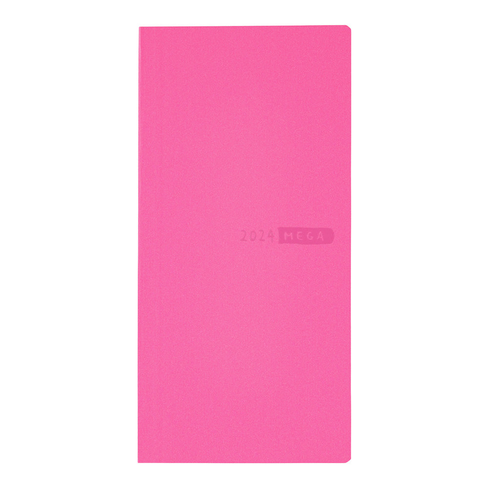 Hobonichi Mega Weeks Sneaker: Raspberry 2024 ENG