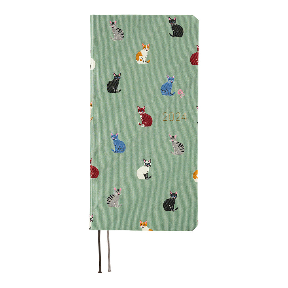 Hobonichi Weeks Bow & Tie: Cats & Me 2024 JPN
