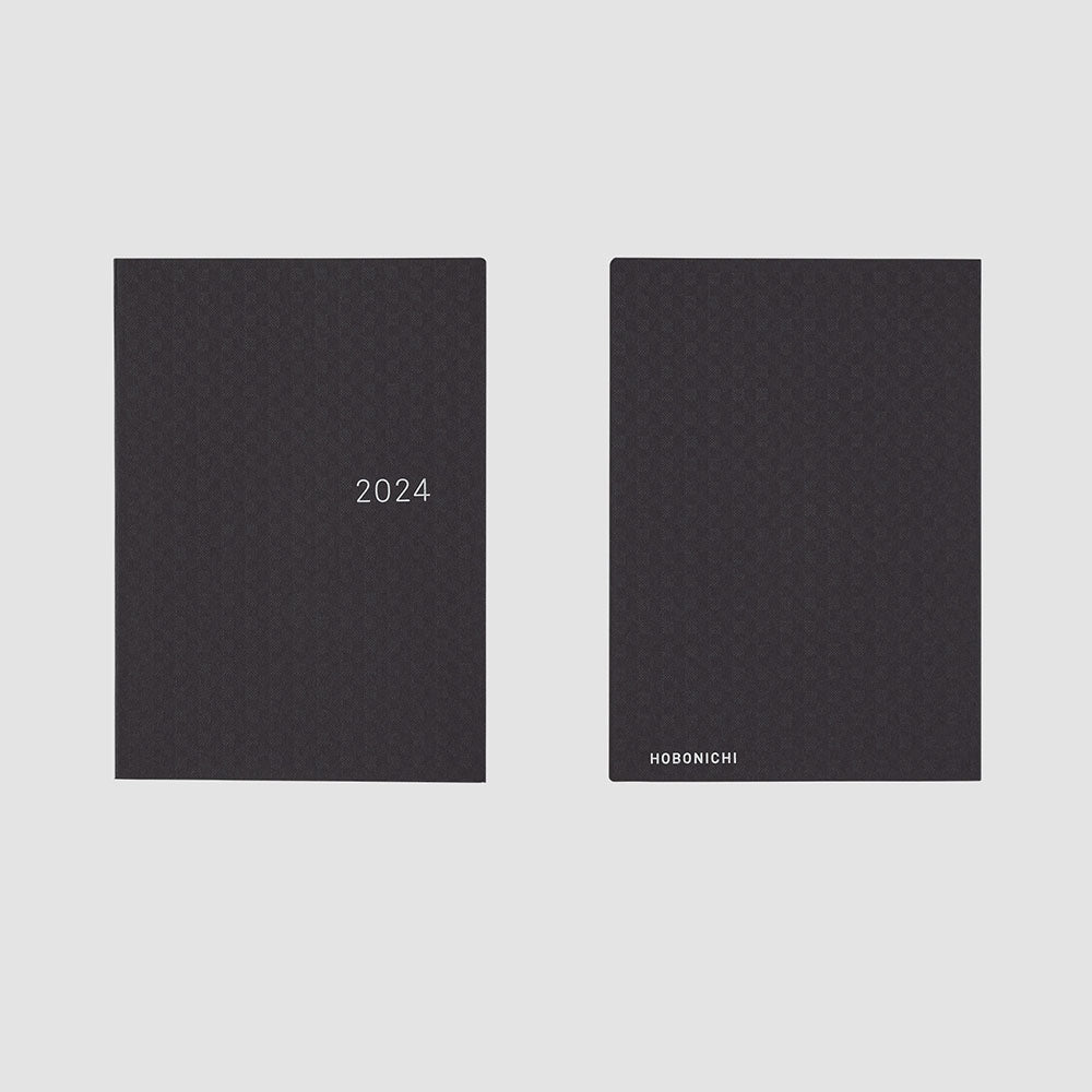 Hobonichi HON A6 2024 Paper Series: Black Gingham