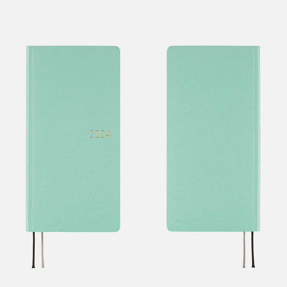 Hobonichi Weeks Paper Series: Pale Blue-Green 2024 ENG