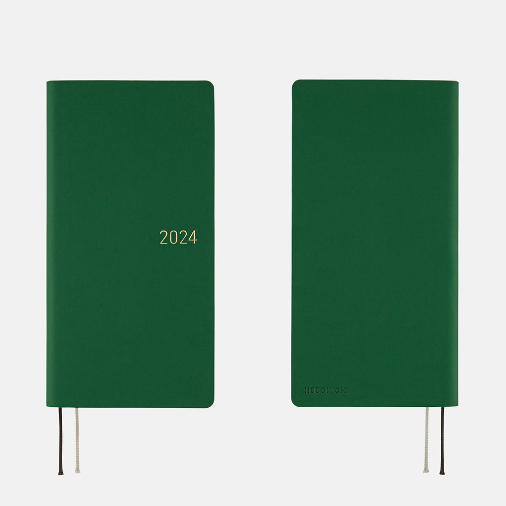 Hobonichi Weeks Smoth:  Forest Green 2024 ENG