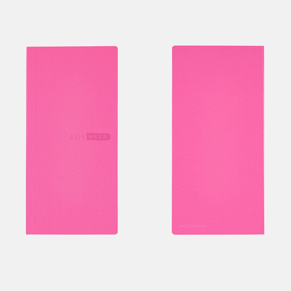 Hobonichi Mega Weeks Sneaker: Raspberry 2024 ENG