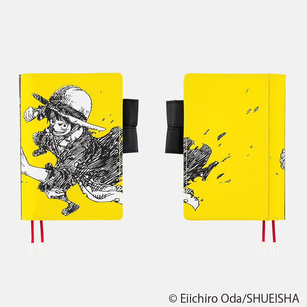 Hobonichi A6 ONE PIECE magazine: Straw Hat Luffy (Yellow) Cover Fits A6 Planner and Original