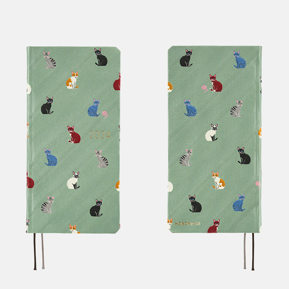 Hobonichi Weeks Bow & Tie: Cats & Me 2024 JPN