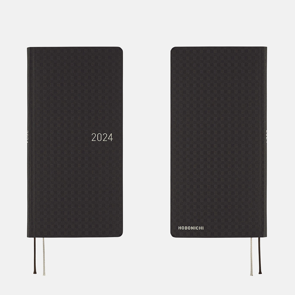 Hobonichi Weeks Paper Series: Black Gingham 2024 ENG