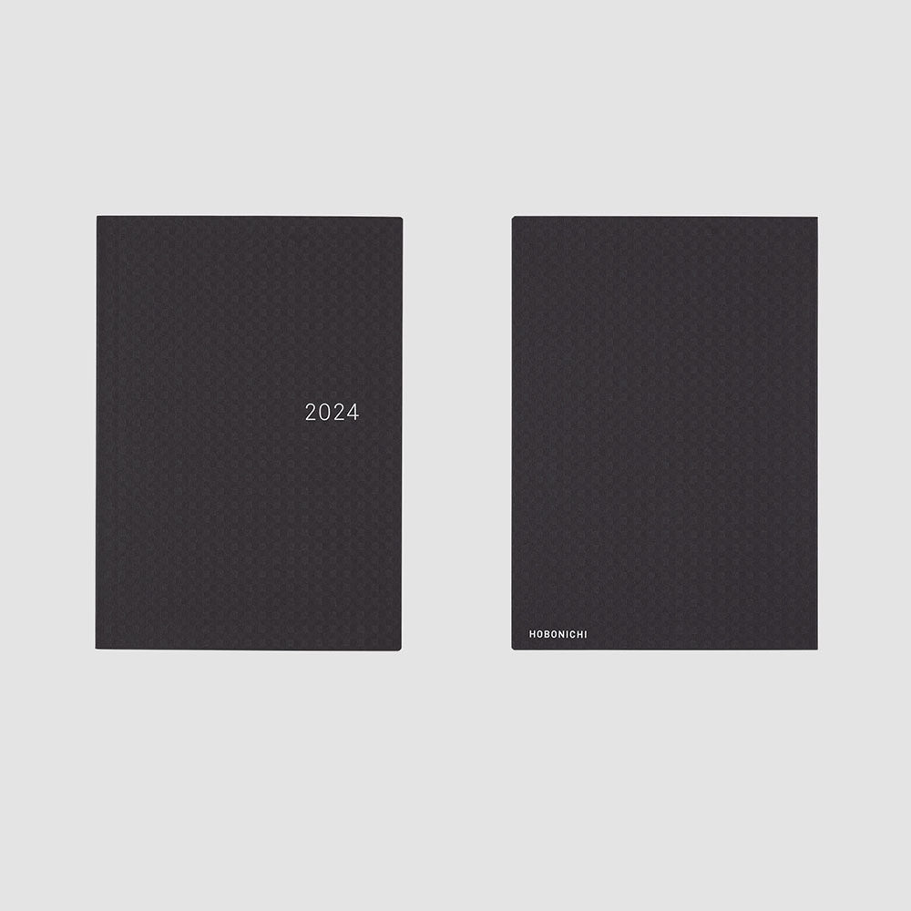 Hobonichi HON A5 2024 ENG Paper Series: Black Gingham