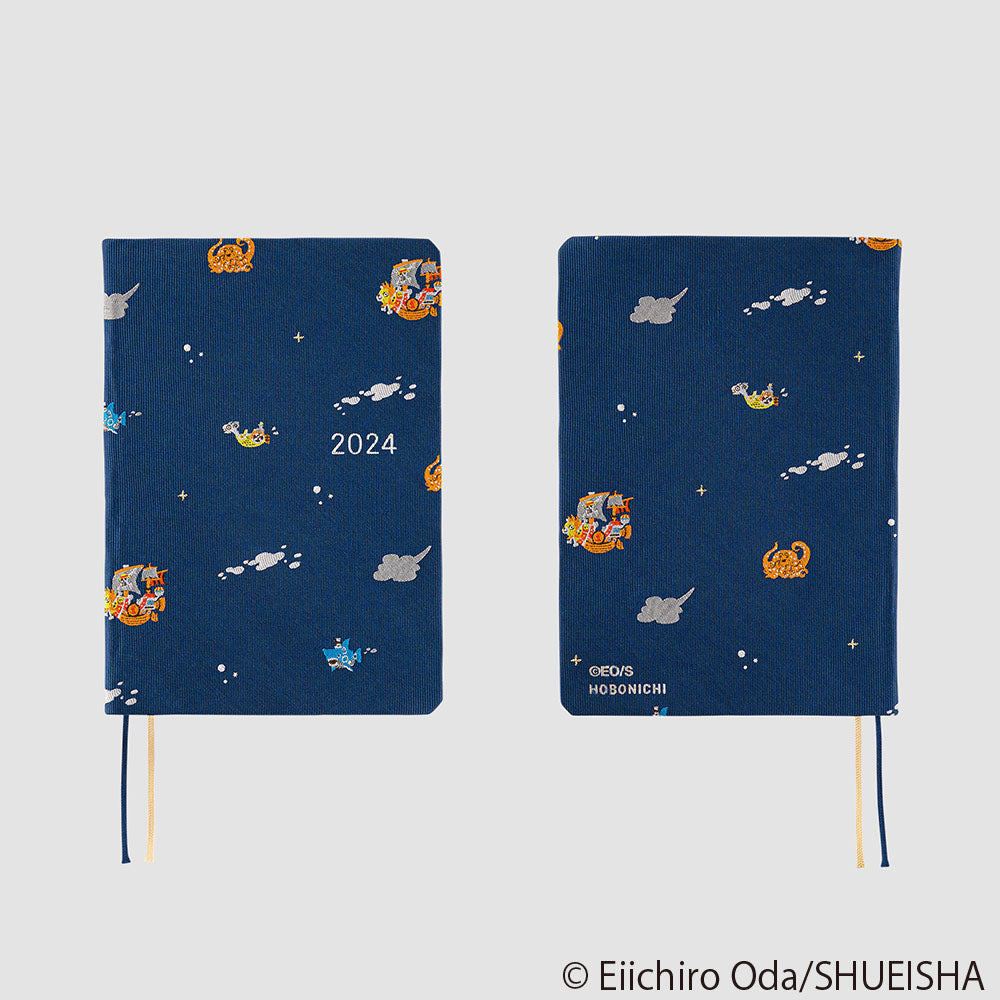 Hobonichi HON A6 2024 ONE PIECE magazine: Like the Sun JPN The Hobonichi Techo HON has a hardcover design already attached to the book. HON has the same basic features as A6 original; one page for each day from January to December 2024, Monday start, daily quotes, lay-flat binding, amazing Tomoe River paper etc.