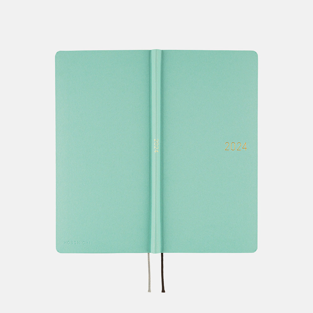 Hobonichi Weeks Paper Series: Pale Blue-Green 2024 ENG