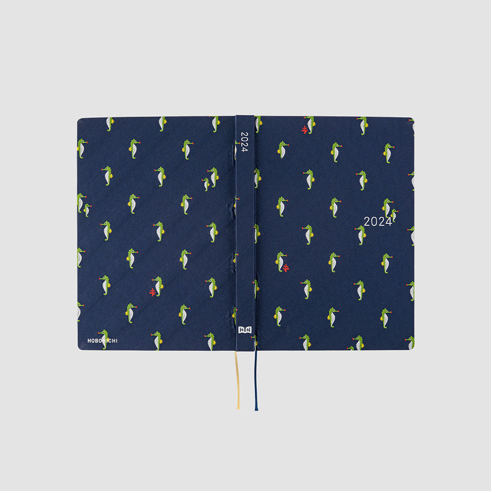 Hobonichi HON A5 2024 ENG Bow & Tie: Tiny Dragons