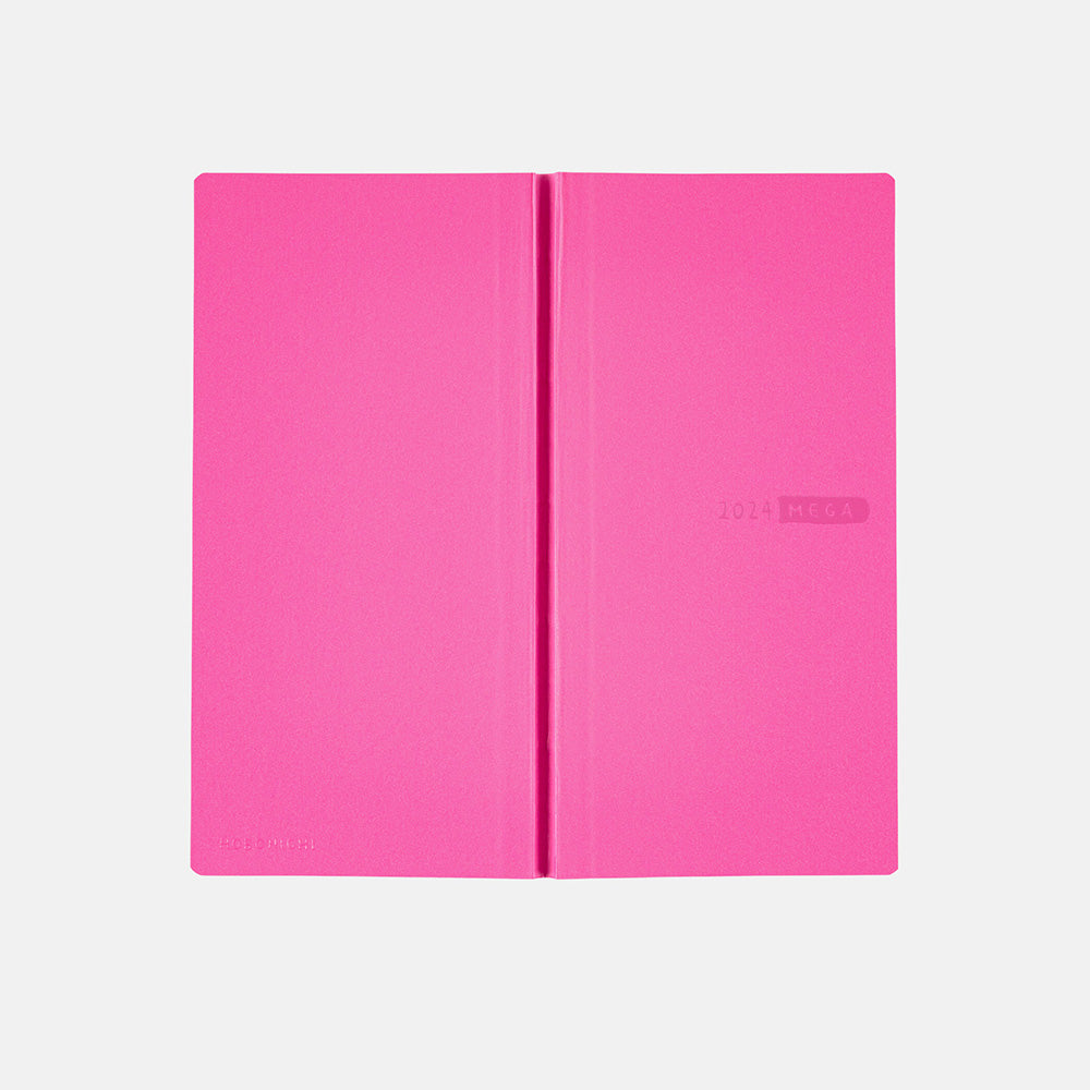 Hobonichi Mega Weeks Sneaker: Raspberry 2024 ENG