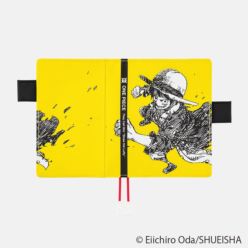 Hobonichi A6 ONE PIECE magazine: Straw Hat Luffy (Yellow) Cover Fits A6 Planner and Original